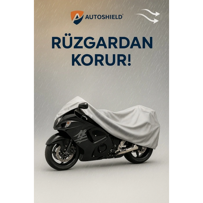 Apachi Nova 125 Motorsiklet Brandası %100 Su Geçirmez Kalın Kumaş Alt Lastikli