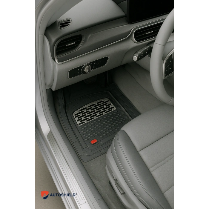 BYD Dolphin Serisi Tüm Modeller İle Uyumlu Universal Derin Havuzlu Paspas Krom Karbon