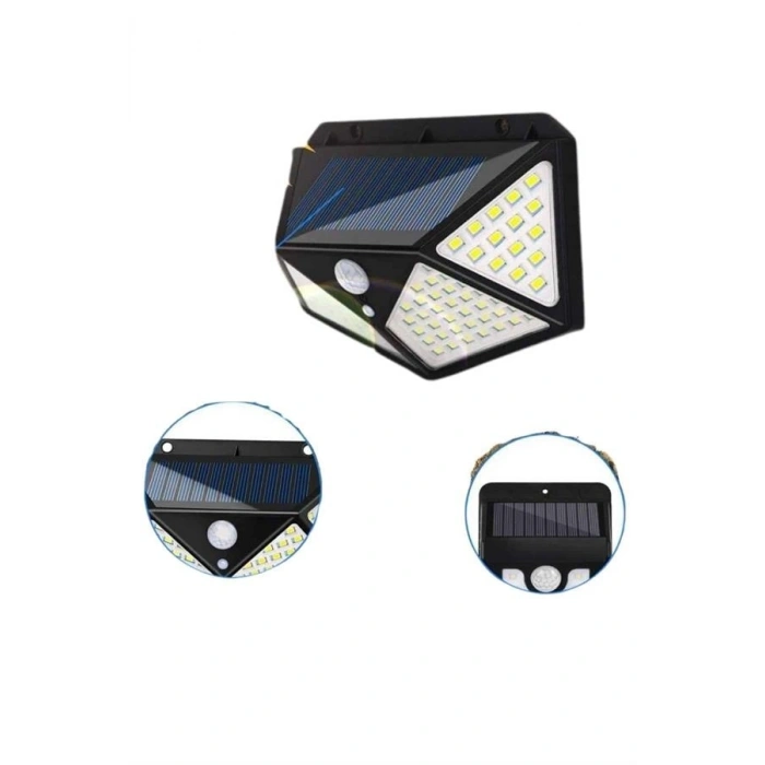 Bahçe Lambası Bahçe Aydınlatma Sensörlü Suya Dayanıklı 100 Led