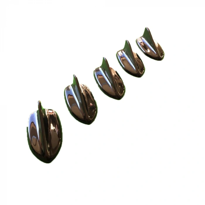 Balık Sırtı Mini Süs Anten Siyah 5li