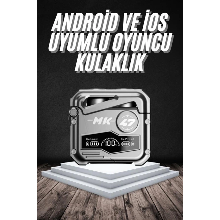 Bluetooth Kulaklık Dokunmatik Kontrol Tws Kablosuz Kulaklık Hi-fi Stereo