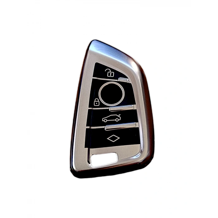 BMW G20 G30 G05 Anahtar Uyumlu Silikon Oto Anahtar Kumanda Kabı Kılıf Füme