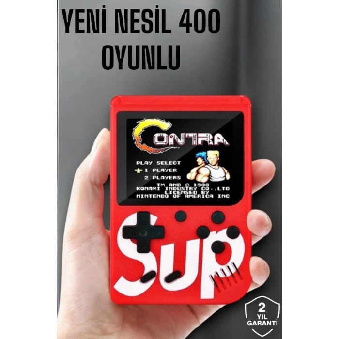 Çocuklara Özel Sup 400 Oyunlu Mini Oyun Konsolu