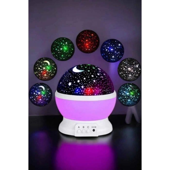 Çocuklara Özel Yıldızlı Gece Lambası