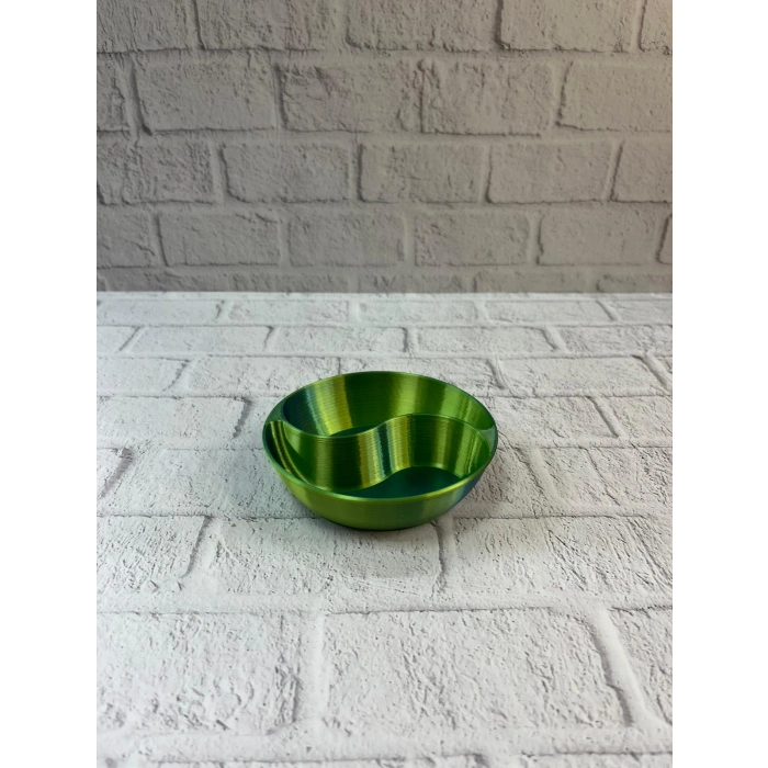 Dekoratif Yeşil Çerezlik Kase 4’lü Set 3x12 Cm