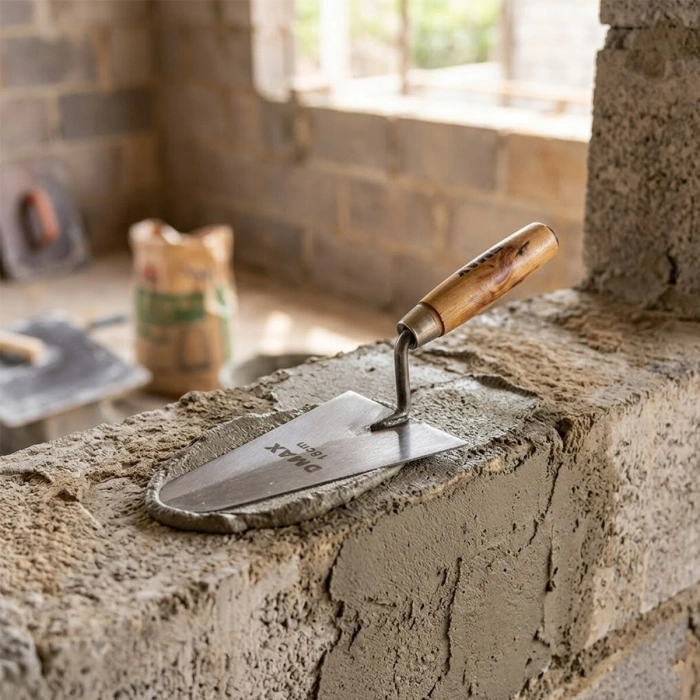 Dmax-4770 18cm Ahşap Saplı Çelik Sıva Malası