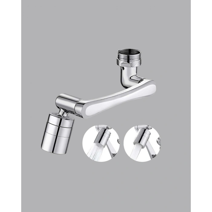 Döner Musluk Başlığı Çok Açılı Robotik Kol Su Tasarruflu