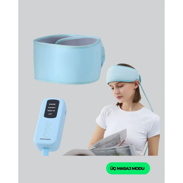 Evde Spa Etkisi Sunan Isıtmalı Baş Masaj Cihazı