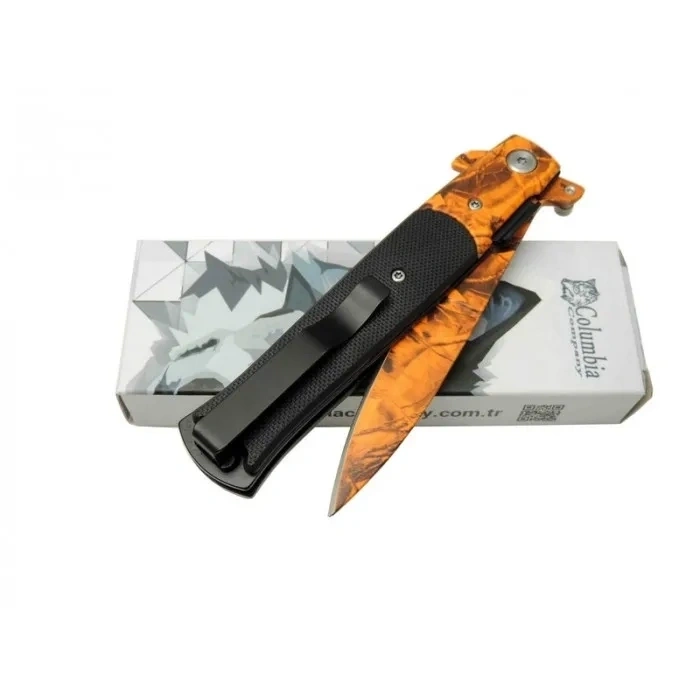 Fst-5001 Turuncu Çakı 22 Cm Manuel, Kemerlikli