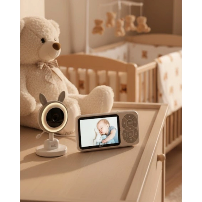 Gece Görüşlü Bebek Telsizi Besleme Hatırlatıcılı Lcd Ekran