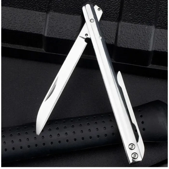 İnce D2 Çelik Çakı 18 Cm , Metal Sap