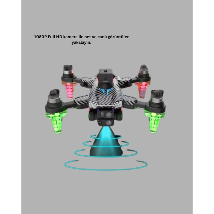 Katlanabilir Drone 1080p Kamera 0-100m Uçuş Mesafeli