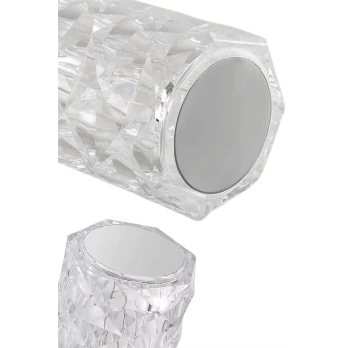 Masa Ve Gece Lambası Şık Ve Dayanıklı Sensörlü Şarjlı Kristal Lamba