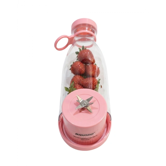 Mini Blender Usb Şarjlı Smoothie Hazırlayıcı Kolay Temizlenebilir Tasarım