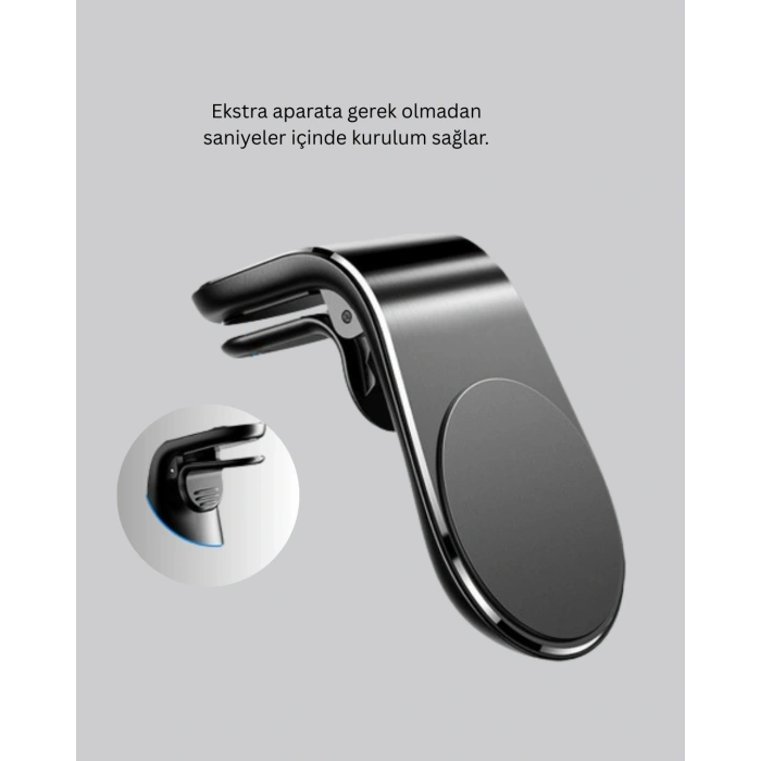 Mini Manyetikli Araç Telefon Tutucu