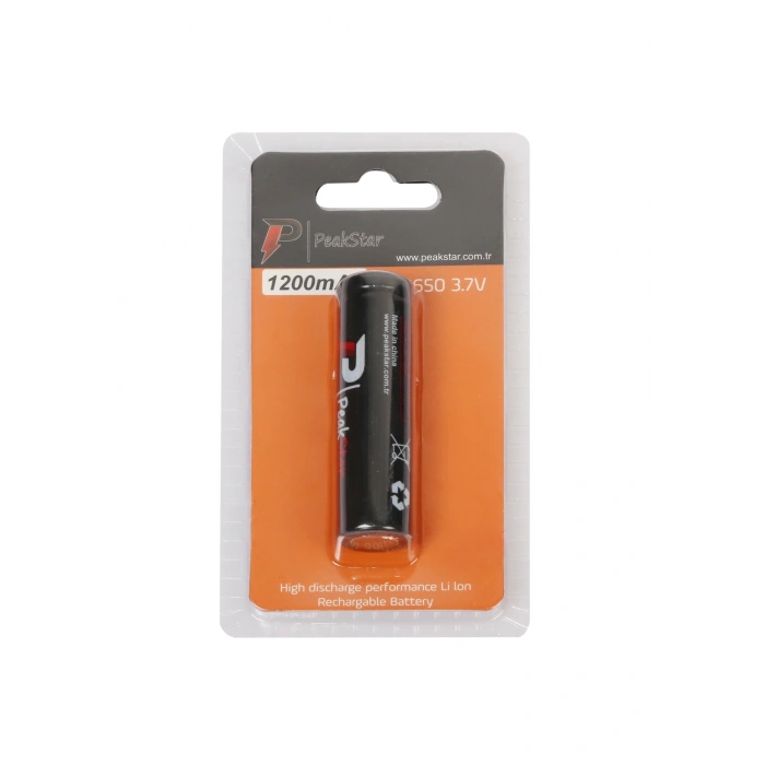 Orjinal 3.7 V 1200 Mah Şarj Edilebilir 18650 Turbo Model Li-ion Şarjlı Pil