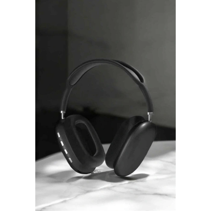 P9 Plus Kulaklık Siyah Bluetooth Bağlantılı Kulak Üstü Kablosuz