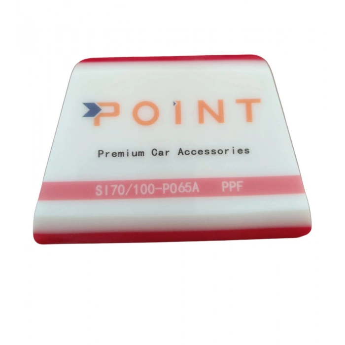 Point PPF/TPH Silikon Çekçek Ragle Cam Filmi Çekme Uygulama Aparatı Kırmızı 10x7cm P065A