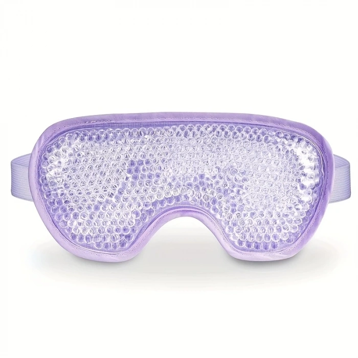 Sıcak Ve Soğuk Boncuklu Buz Jeli Terapi Göz Maskesi (mor)
