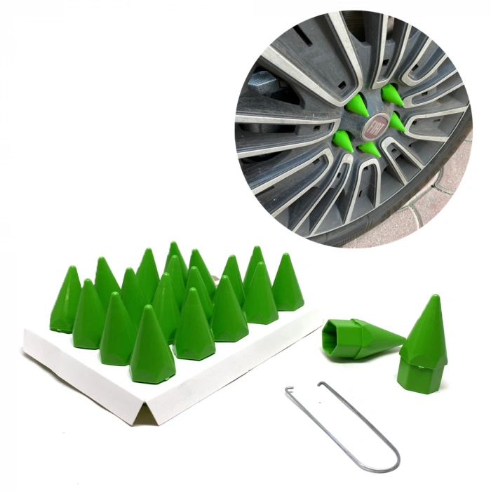 Sivri Mermi Bijon Kapağı Sökme Aparatlı Yeşil 19mm