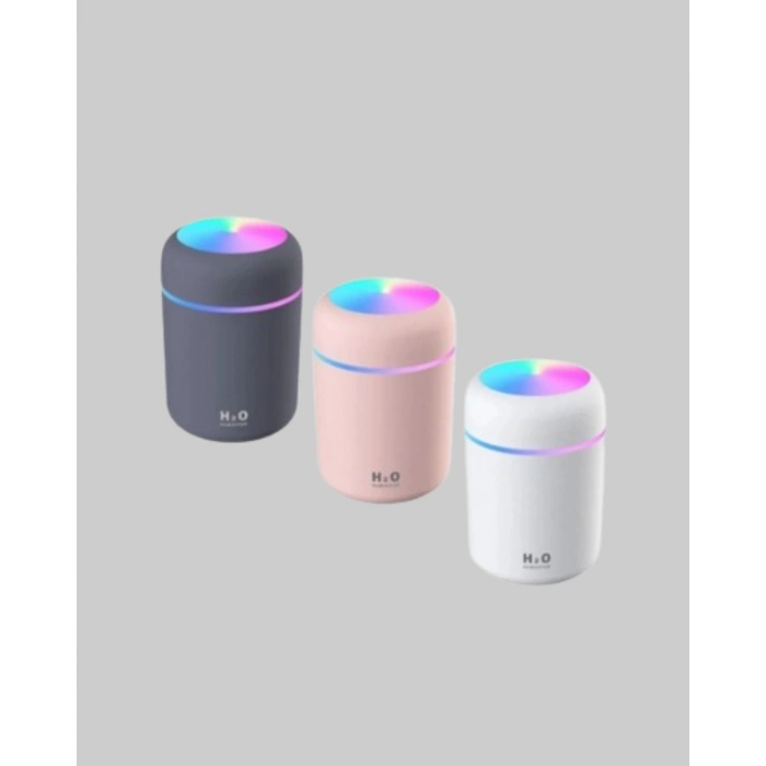 Taşınabilir Usb Mini Nemlendirici – Led Aydınlatmalı, Çift Püskürtme Modu