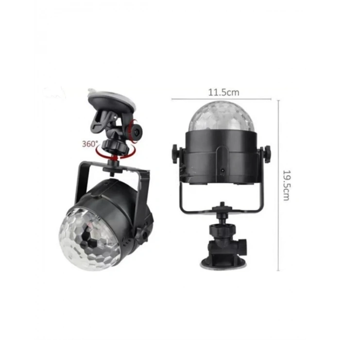 Taşınabilir Ve Dayanıklı Plastik Kristal Led Disko Işığı