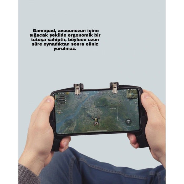 Tetikli Mobil Gamepad Ergonomik Kavramalı Oyun Atı