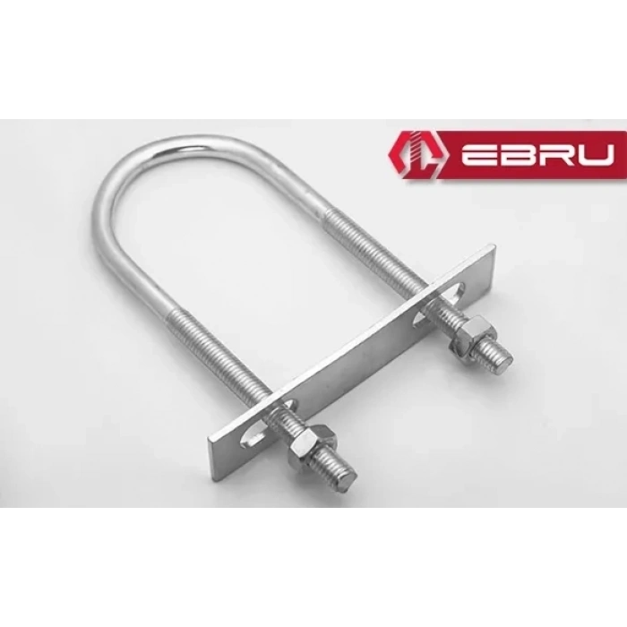 U Civata, Karşılık Demiri + Somunlu - M8x50 - 20 Set