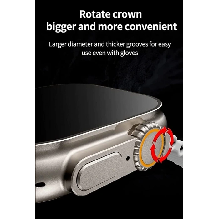 Ws28 Ultra 49mm Siri Tansiyon Ateş Nabız Ölçer Akıllı Saat