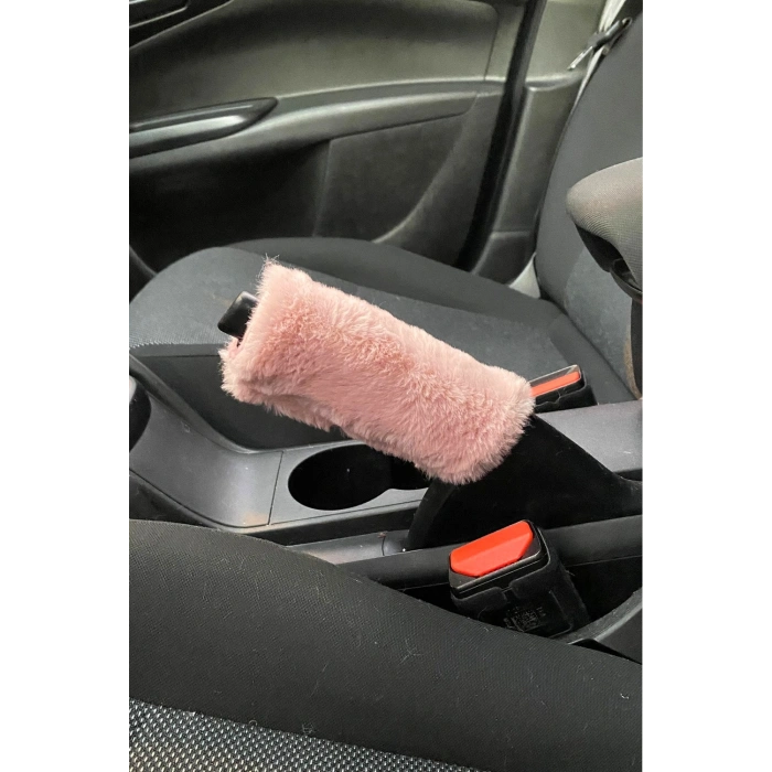 Yumuşak Peluş El Freni Süsü Pudra Pembe