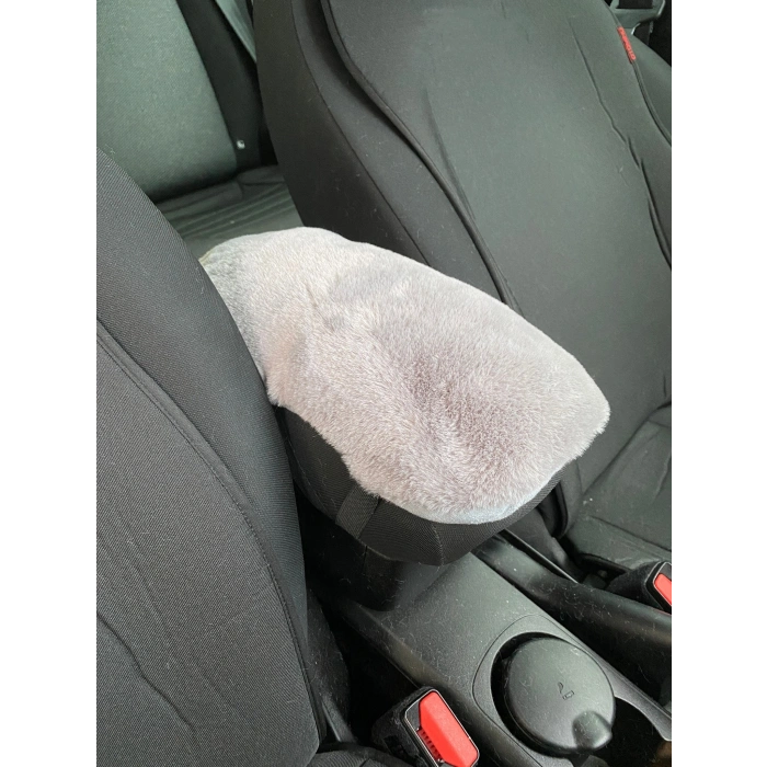 Yumuşak Peluş Kol Dayama Kolçak Minderi Gri