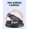 170° Geniş Açı 4 Kameralı Araç Kamerası Hareket Algılamalı