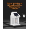 1800 Mah Pilli Solar Duvar Aydınlatma