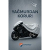 Abush Aybar A-180 Motorsiklet Brandası %100 Su Geçirmez Kalın Kumaş Alt Lastikli