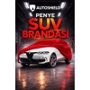 Alfa Romeo Tonale Premium Penye SUV Araç Brandası Kalın Kumaş Garaj Brandası Oto Araç Koruma Örtüsü Kırmızı