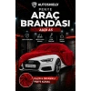 Audi A5 Sedan Penye Araç Brandası Kumaş Garaj Brandası Oto Koruma Örtüsü Kırmızı