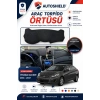 Hyundai Accent Blue (2011-2017) Torpido Örtüsü Tam Uyumlu Ön Göğüs Koruma Önleyici Siyah