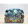Ahşap İstanbul Temalı Magnet Alk4597