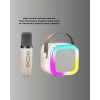 Bluetooth Karaoke Mikrofon Ve Hoparlör Seti Taşınabilir