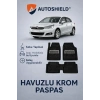 Citroen C4 Serisi Tüm Modeller İle Uyumlu Universal Derin Havuzlu Paspas Krom Karbon
