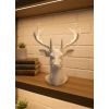 Dekoratif Beyaz Geyik Biblo Salon Ve Raf Dekoru