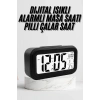 Dijital Masa Saati Termometre Takvim Led Ekran Pilli Ev Ofis Masası