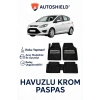 Ford C-Max Serisi Tüm Modeller İle Uyumlu Universal Derin Havuzlu Paspas Krom Karbon