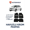 Honda Jazz Serisi Tüm Modeller İle Uyumlu Universal Derin Havuzlu Paspas Krom Karbon