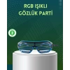 Işıklı Led Gözlük Parti Konser Ve Etkinlik Aksesuarı