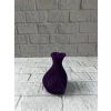 Kalpli Mor Mini Vazo 5 Cm Dekoratif Masa Üstü Aksesuar