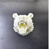 Krem Ayı Figürü Duvar Süsü Asılabilir Hediyelik Dekoratif 25x19 Cm