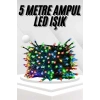 Ledli Fişli Led Dekor Lambası 5m Rgb Yılbaşı Ağacı Işığı