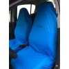 Likralı Kumaş Servis Kılıfı Ön 2li Citroen Yazılı Mavi