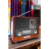 Nostaljik Radyo Usb,aux Ve Sd Kart Girişli Bluetooth Bağlantılı
